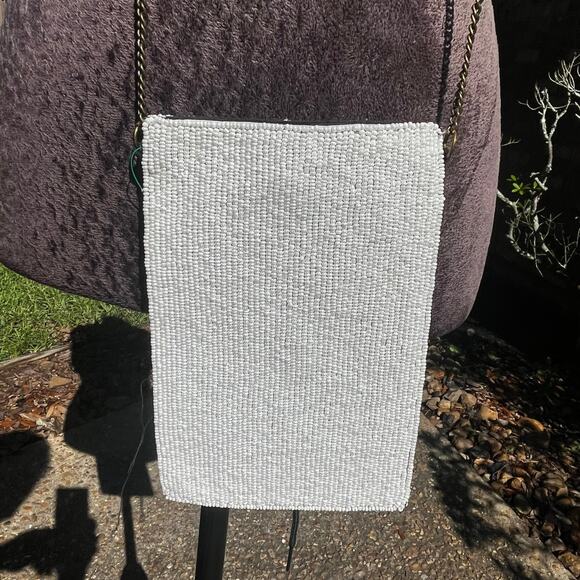 Evil Eye Beaded Purse Bag Crossbody Boho Festival - Picture 3 of 4